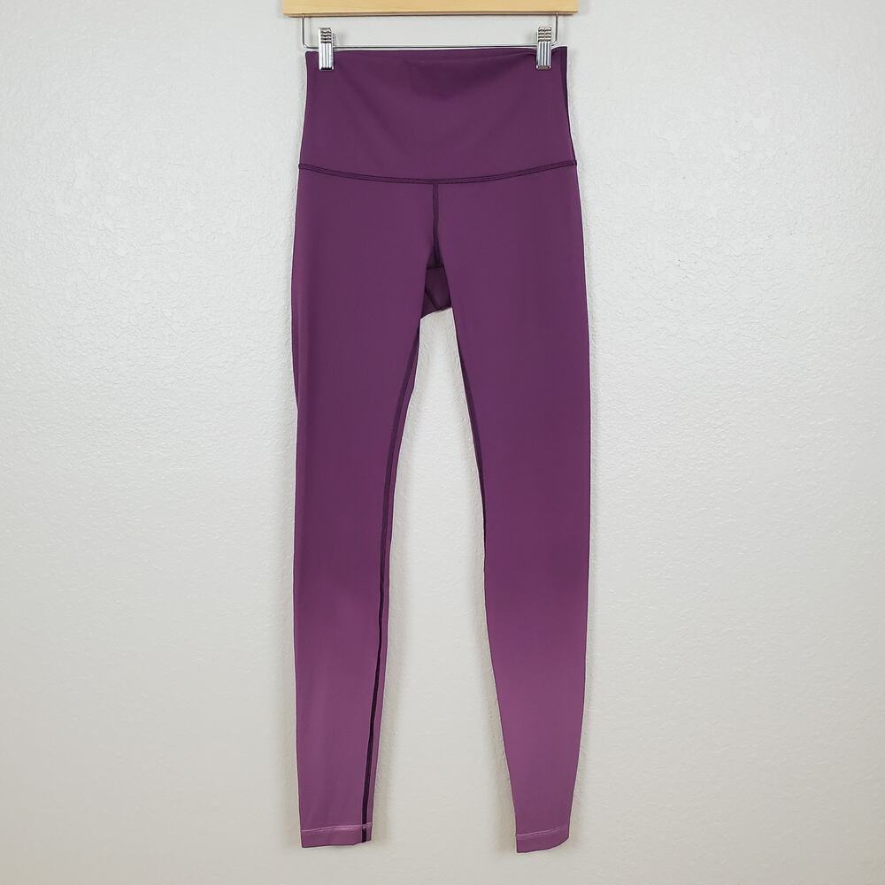 High-Waist Purple Active Leggings
